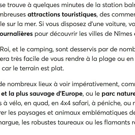 Mobilhome Confort En 4* Le Grau-du-Roi